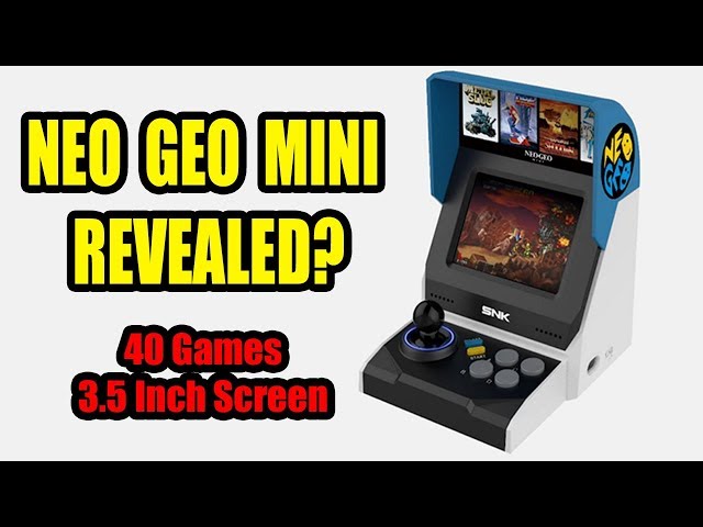 NEO GEO MINI REVEALED? Leaked Pics and Specs - YouTube