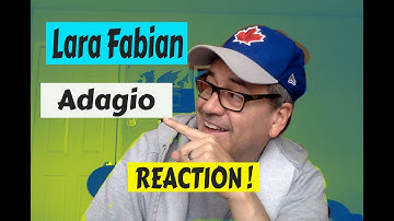 Lara Fabian, Adagio,official video,CANADIAN REACTION
