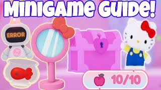 Mystery Museum Guide | 50th-Anniversary Minigame Tutorial | Roblox My Hello Kitty Cafe | Riivv3r