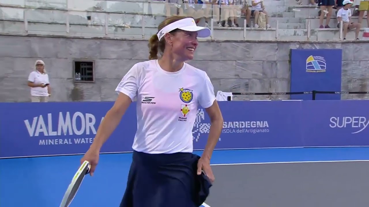 Чемпионат Европы по пиклболу 2025 | Финал Открытого чемпионата среди женщин в одиночном разряде |...