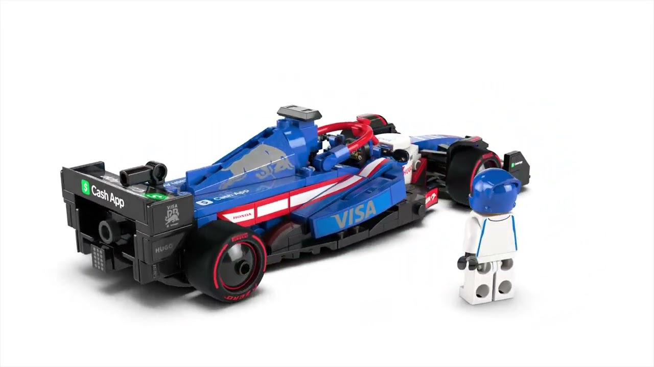 LEGO® Speed Champions Visa Cash App RB VCARB 01 F1® Race Car – Toy