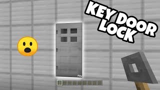 Working Door Lock using Commands in MCPE!!!