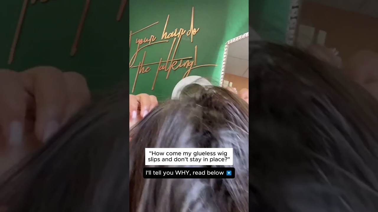 Watch this if you're struggling with your wig slipping... 