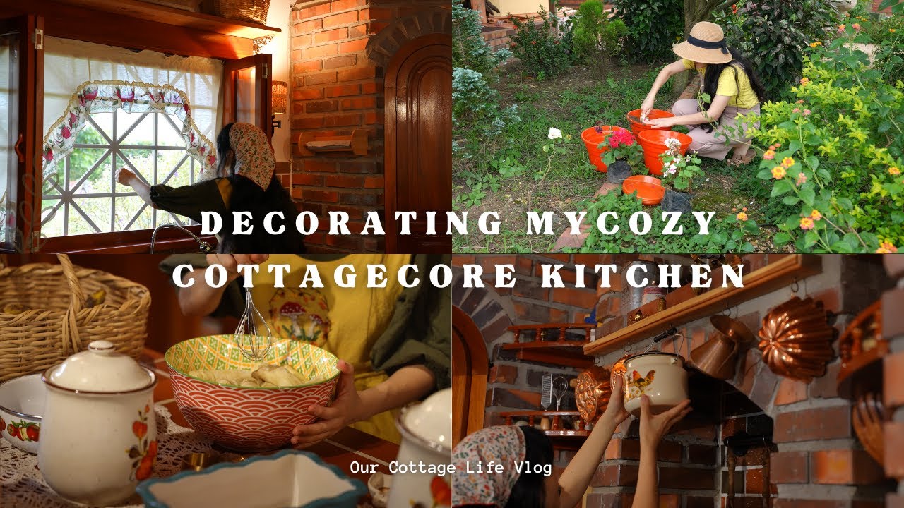 Decorating My Cozy Cottagecore Kitchen | Slow Living in the Village