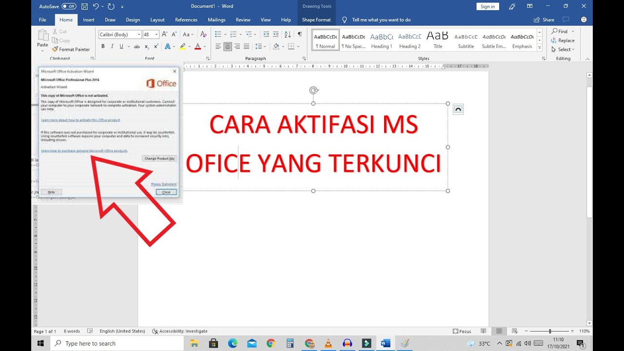Cara Mengatasi Microsoft Office Activation Failed & Menghilangkan