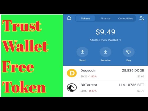 trust wallet free tokens list 2021