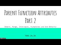 Understanding Parent Function Attributes