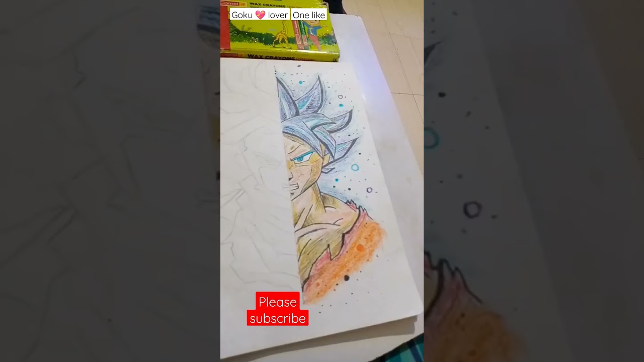 goku lover[] please subscribe [] #short #whatsappstatus #cute #drawing [] #Devil art's
