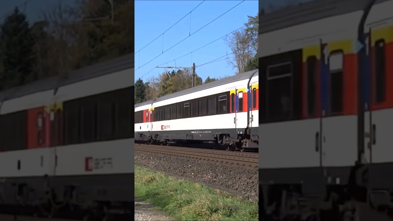 Re460 ''Léman 2030'' + InterCity Train in Lenzburg 🇨🇭