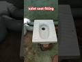 toilet seat fitting #plumbingtime #yt #tecnician #viralvideo