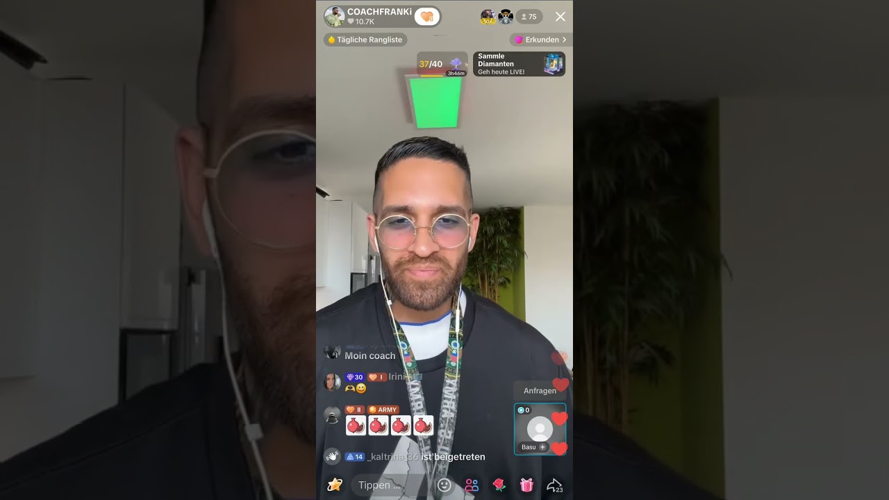 🏅 Coach Franki 28.03.25 - 15 Uhr Stream - aus Klopapier baut er Star Wars Masken🎖