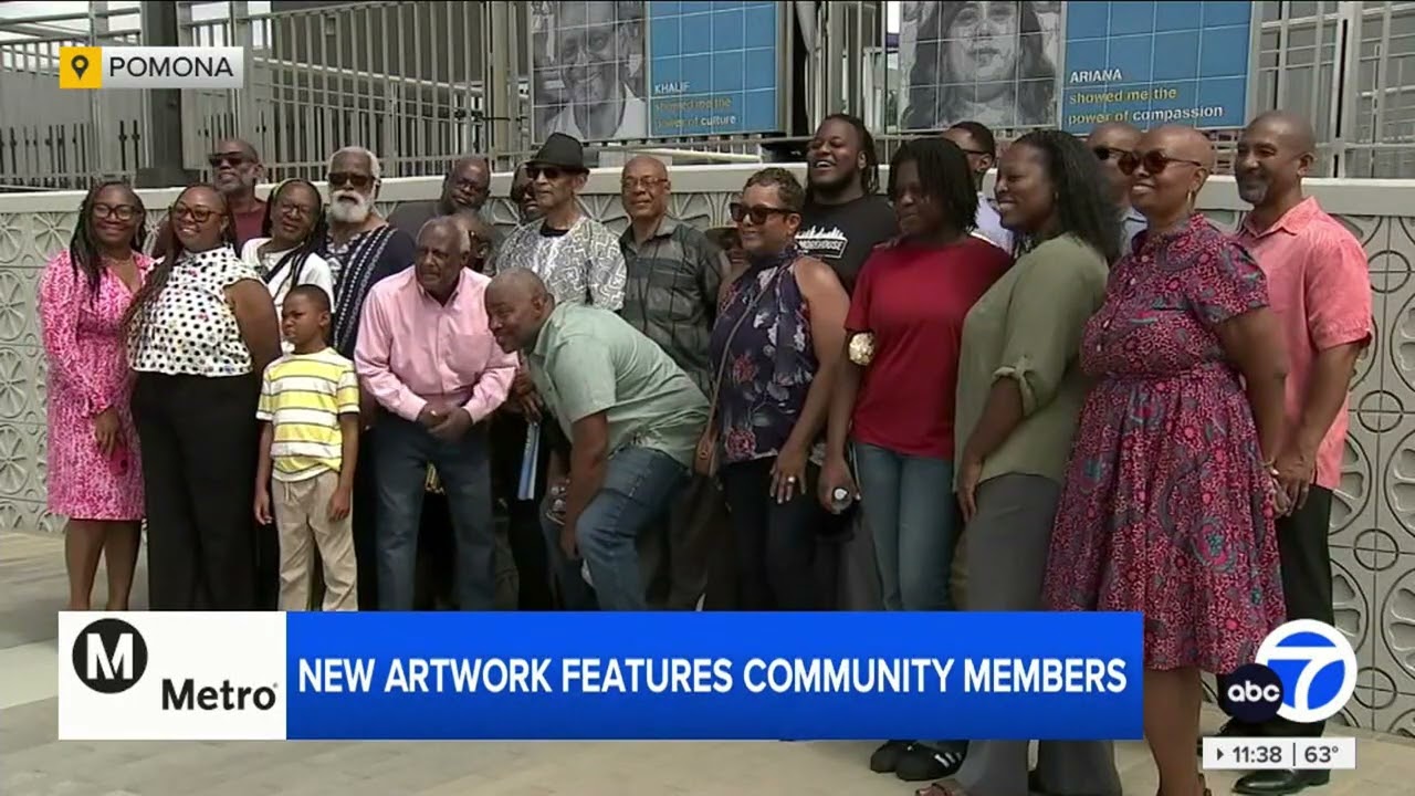ABC 7 Coverage of Pomona North Station Art Event (July 26, 2025)