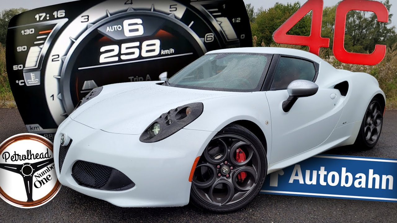 2015 Alfa Romeo 4C 1.75 TBi (240 KM) | V-MAX, 0-100, 100-200 km/h, Test, Próba autostradowa. | 4K
