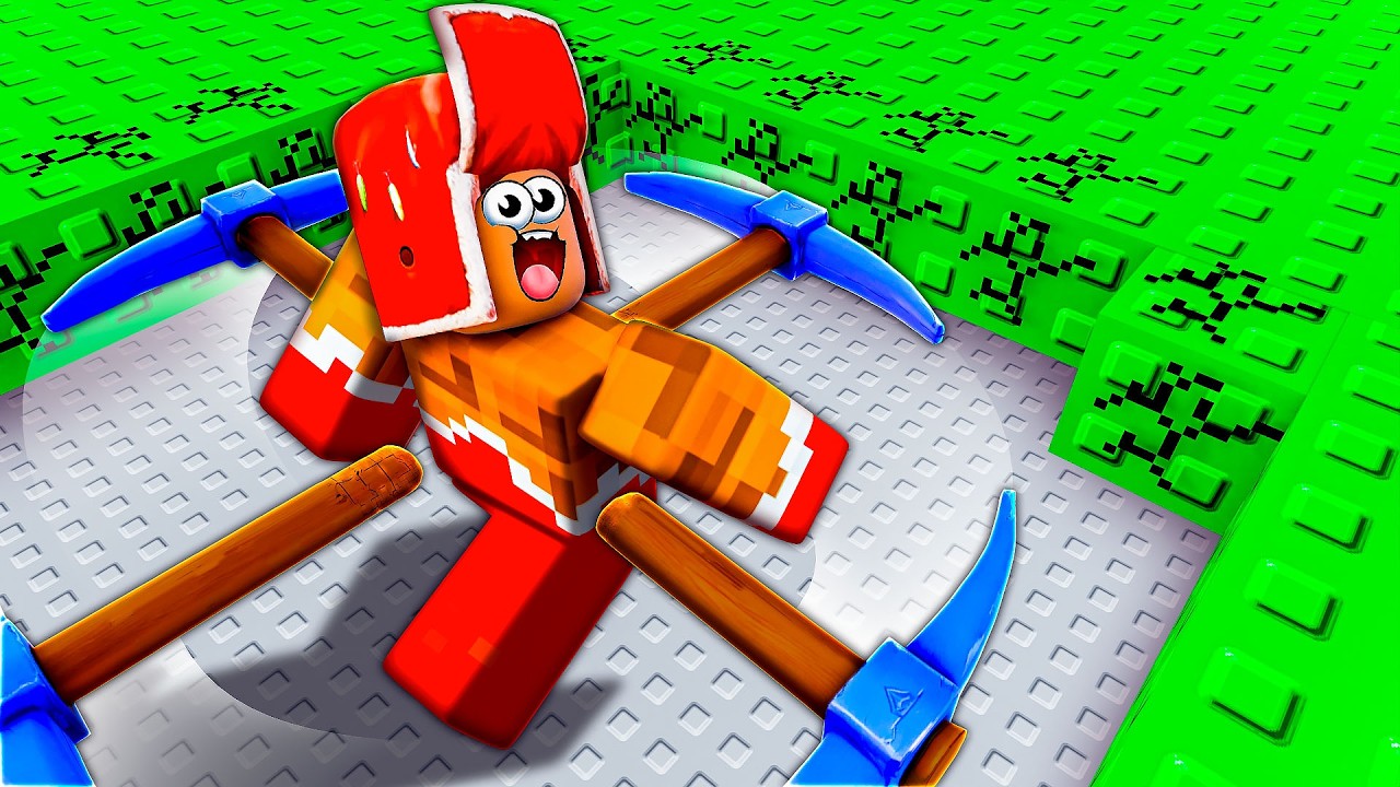 ХИТРЫЙ ЛЁНЯ СОЕДИНИЛ 100000 КИРОК! 😱 СИМУЛЯТОР КОПАТЕЛЯ В ROBLOX