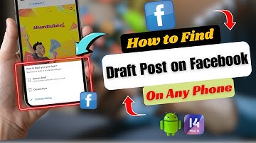 How to Find Draft Post on Facebook | See Facebook Draft Posts
