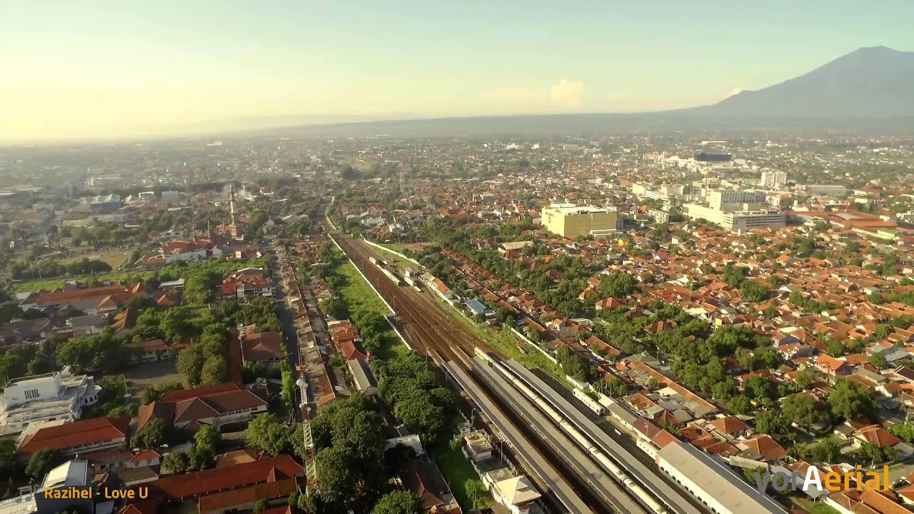 Aerial Kota Cirebon  Jawa Barat Indonesia  YouTube