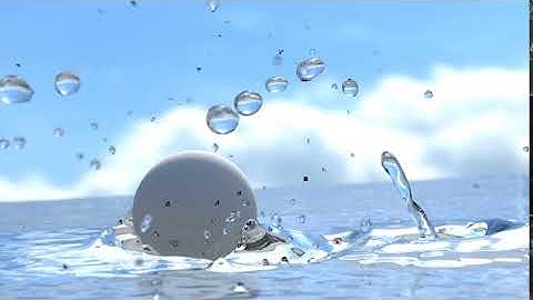 Water sim test in blender.