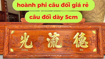 Hoành Phi Câu Đối Thờ Gia Tiên Giá Rẻ Gỗ Hương Đá - Nội Thất Thắng Phương