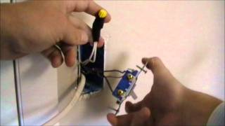 how to wire an outlet off of a switch