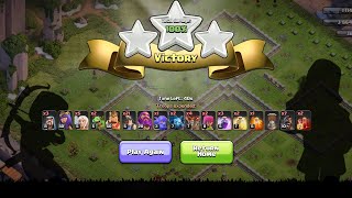 3 Star the 2016 Challenge in 10 year of Clash Challenge ( Clash of Clans) #coc