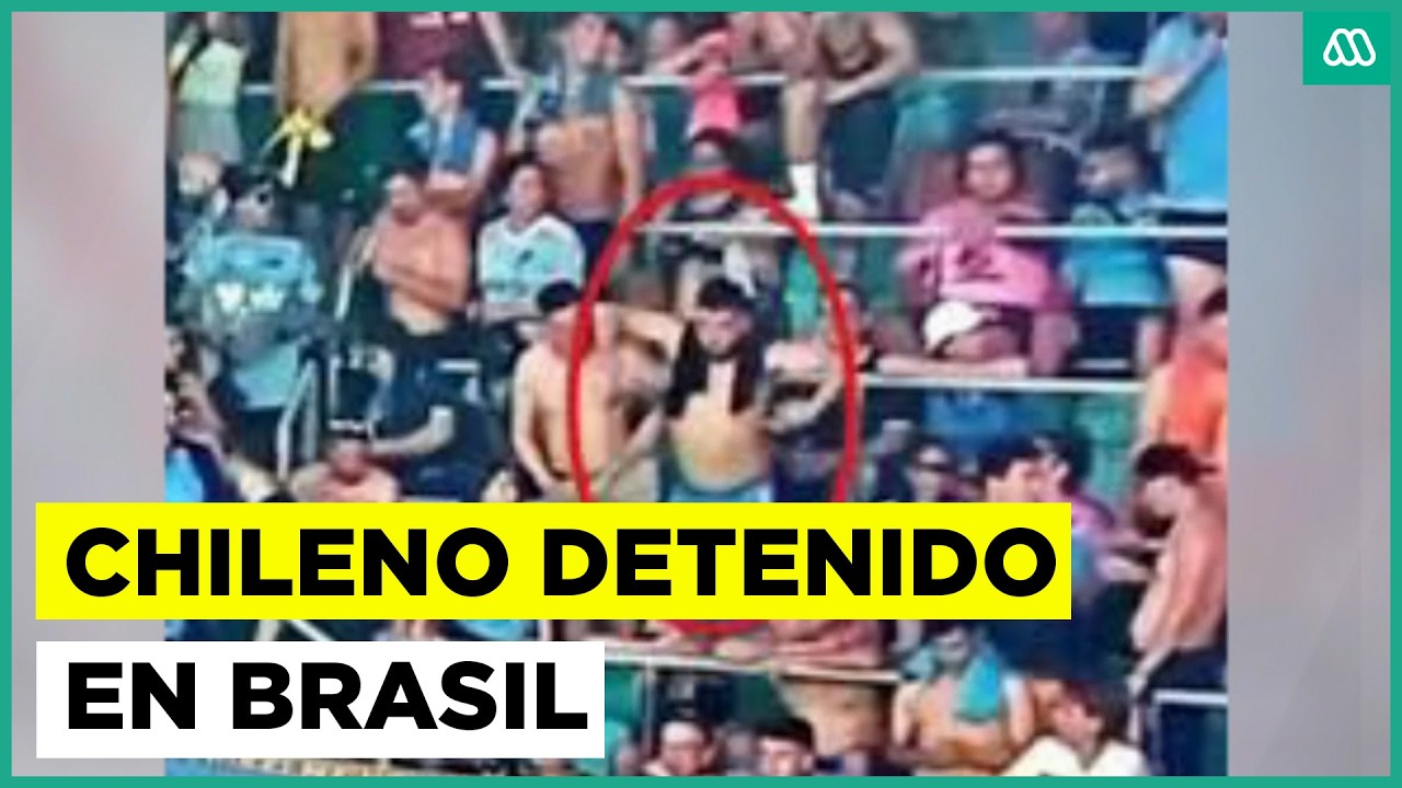 Por hacer un gesto racista en partido de fútbol: Chileno fue detenido en Brasil