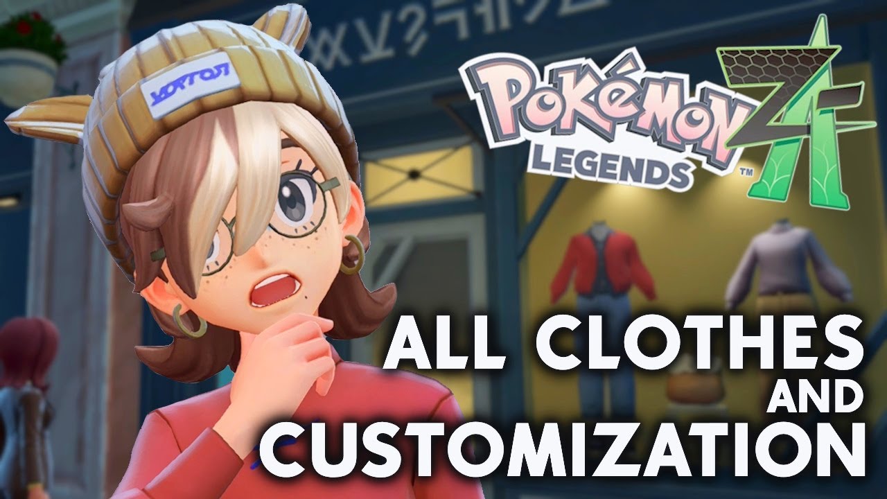 Pokemon Z-A | All Clothes and Accessories (Every Color Included