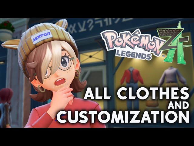 Pokemon Z-A | All Clothes and Accessories (Every Color Included
