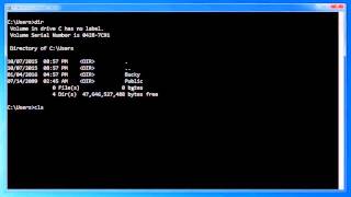Windows Command Line Tutorial - 6 - Drives and Changing Colors