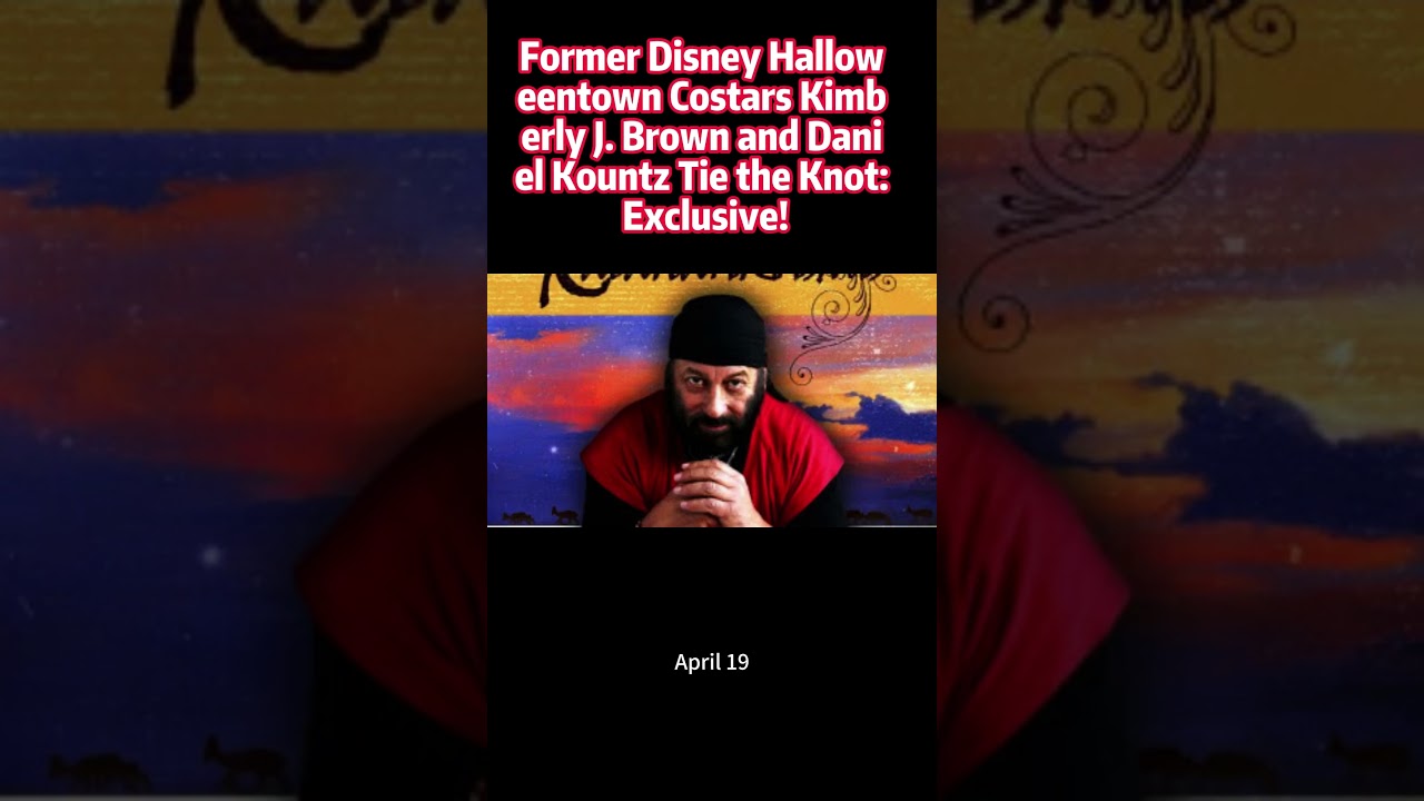 "Former Disney Halloweentown Costars Kimberly J. Brown and Daniel Kountz Tie the Knot: Exclusive!"