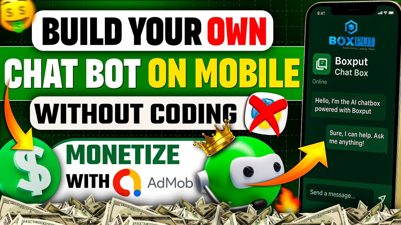 Build Your Own AI Chatbot App in MINUTES on Mobile No Coding Required ...