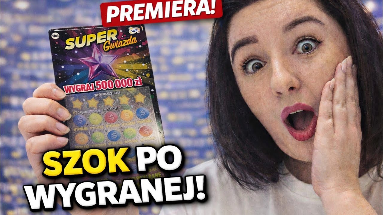 PREMIERA!  SUPER GWIAZDA ujawniła WYGRANĄ 😱 Zdrapki LOTTO 