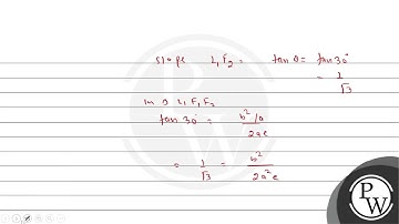If the latus rectum of a hyperbola subtends \( 60^{\circ} \) angle at the other focus, then its ....