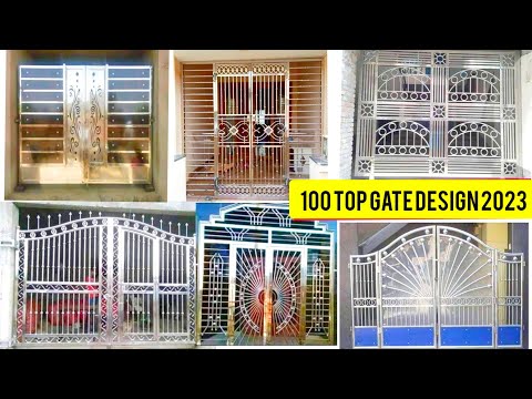 Steel gate design l New model gate