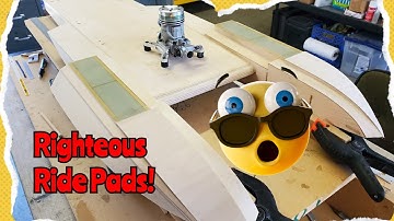 Building & Fitting The Ride Pads | RC Model Boat Build - Racing Hydroplane Model