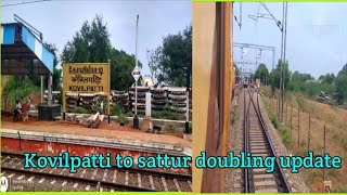 Kovilpatti to sattur doubling update, Indian Railways