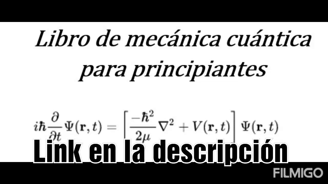 Mecanica cuántica pdf para principiantes :D - YouTube