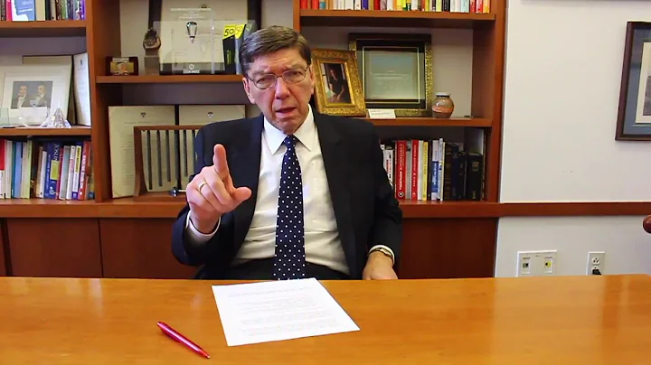 Clayton Christensen discusses the LDSMBA Society