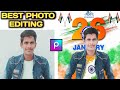 Picsart Happy Republic Day Photo Editing India 2022 || 26 January Republic Day Photo Editing 2022