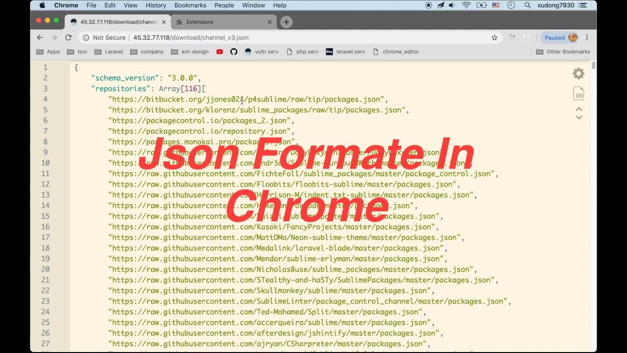 chrome json editor