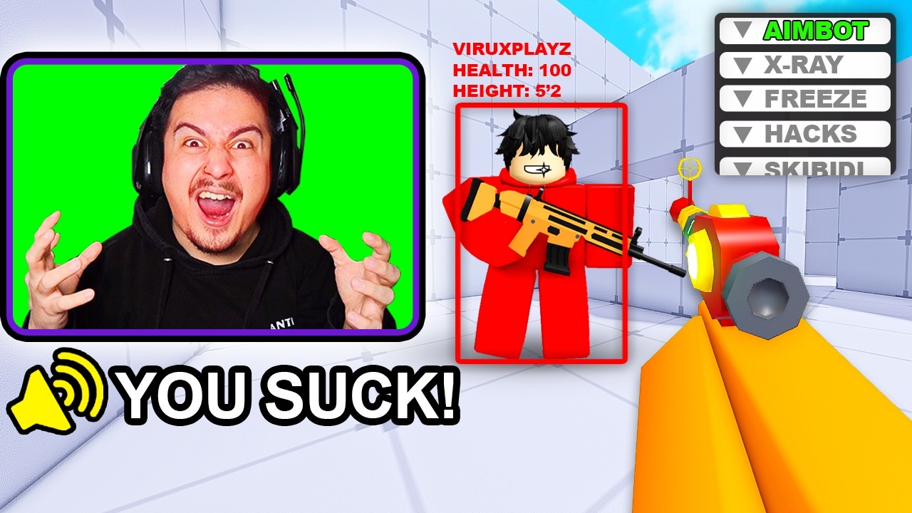 Using Aimbot on a TOXIC RIVALS Streamer (Roblox Rivals) - YouTube