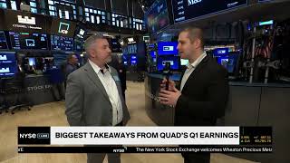 Quad CFO Tony Staniak Discusses Firm s Full Year Goals Following Q1 Earnings