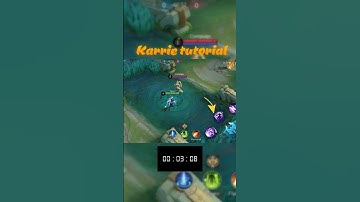 Karrie tutorial for instant kill☠️✅ #tutorial #mlbb #shorts