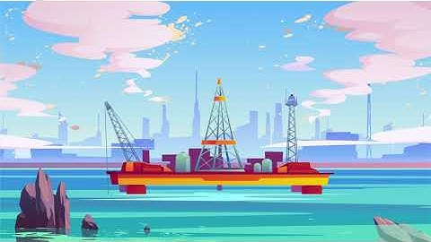 Oil Industry 2D Animation Advertisement video II video by A_Illustrations II