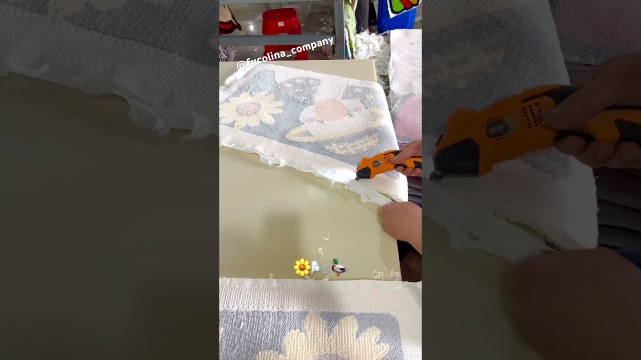 A carpet makes you feel like spring🌼Fucolina Craft-ing ! 