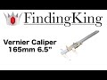 Millimeters &amp; Inches Sliding Vernier Caliper for Jewelers, Machinists