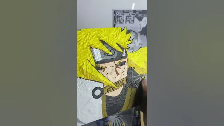 #Anime #Animeglasspainting glass painting丨Demon Slayer丨NARUTO丨Diy anime glass painting~