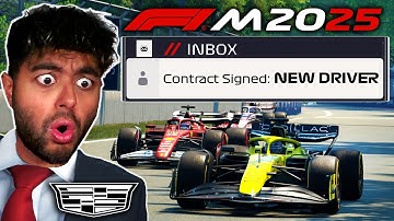 F1 Manager 25 DLC: CADILLAC Career Part 3 - SIGNING A NEW DRIVER! & Major Car Upgrades!