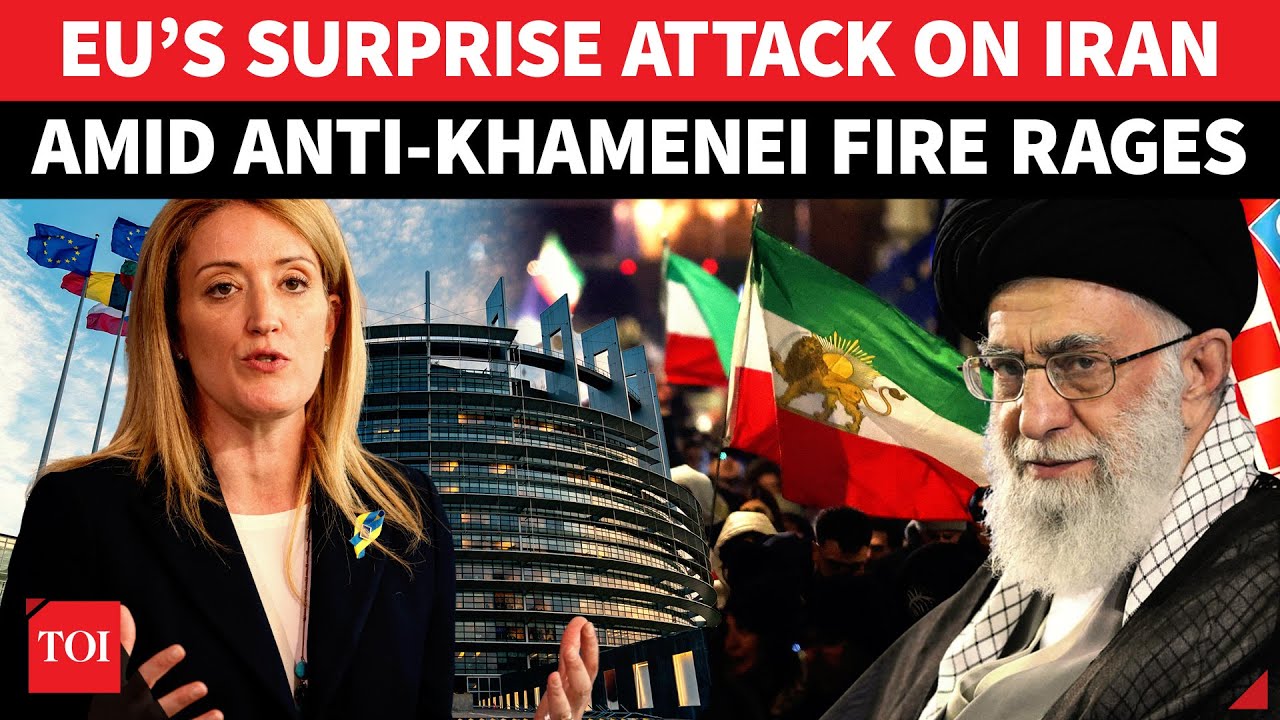 SUDDEN EU Attack On Iran; ‘Enough, Won’t Let…’: Shocker Amid Anti-Khamenei Fire | Watch