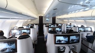 Qatar Airways A340-600 New Business Class Experience