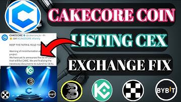 CakeCore Listing Exchange। CakeCore Unstake Metamask।Cake Coin Deposit। Cakecore Delegate।